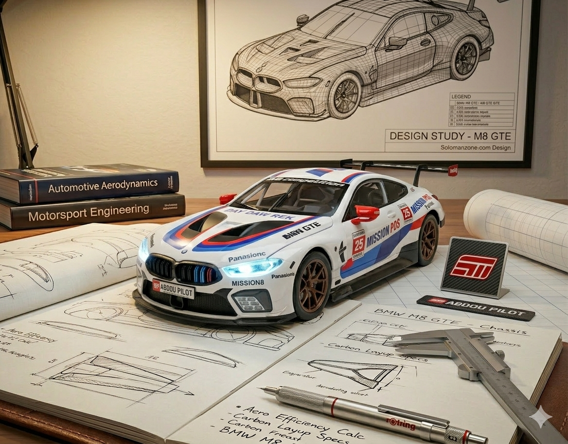 BMW M8 Competition - Échelle 1/24